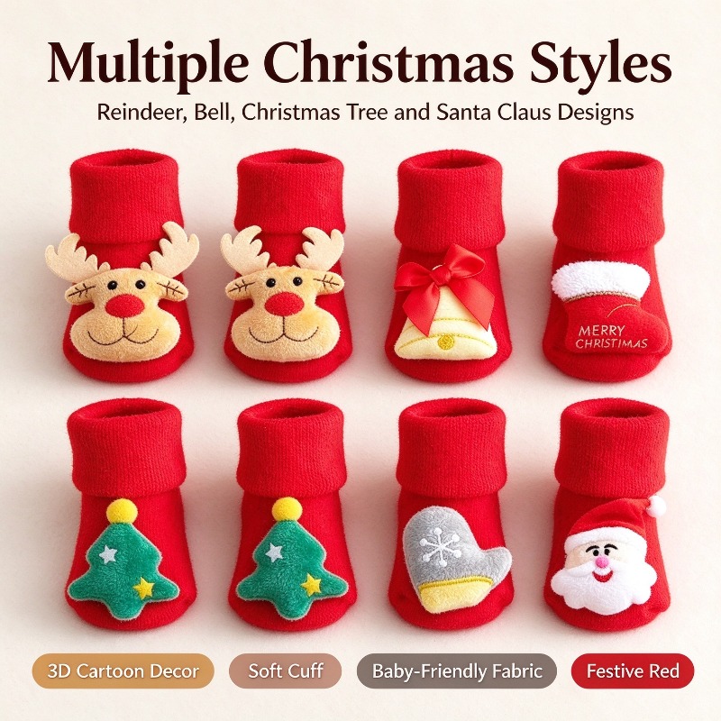 Kids Children Socks for Girls  - Unisex Baby Socks Non Slip recension och pris