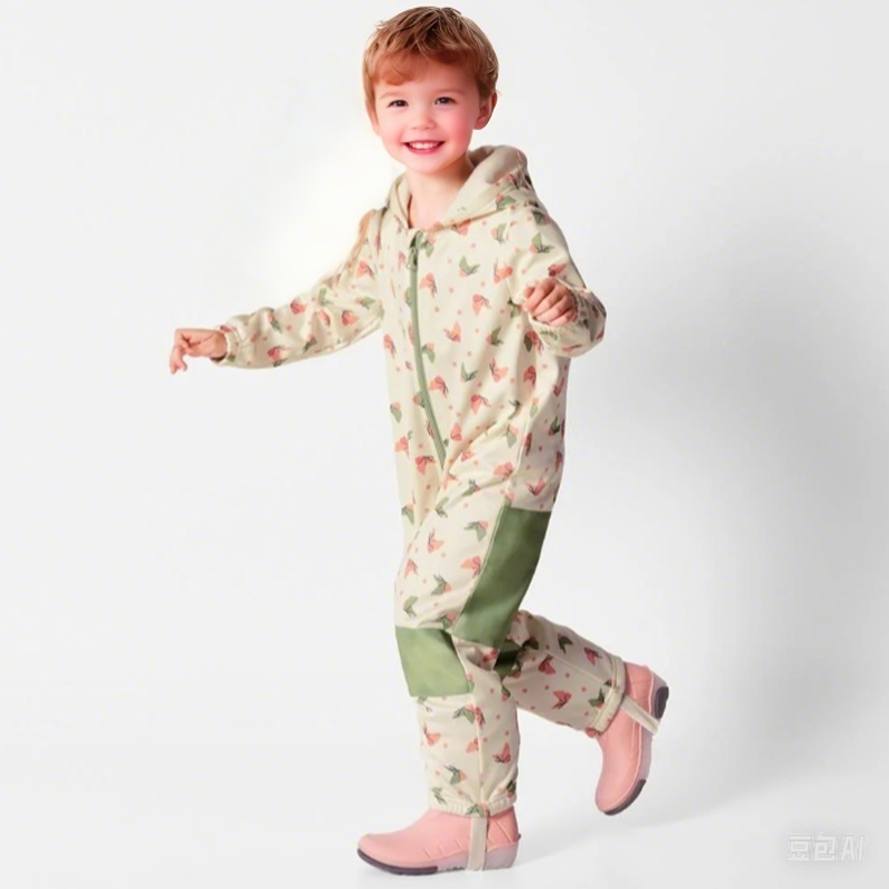 Children's Outdoor Soft-Shell  - Cotton Baby Onesies Zipper recension och pris